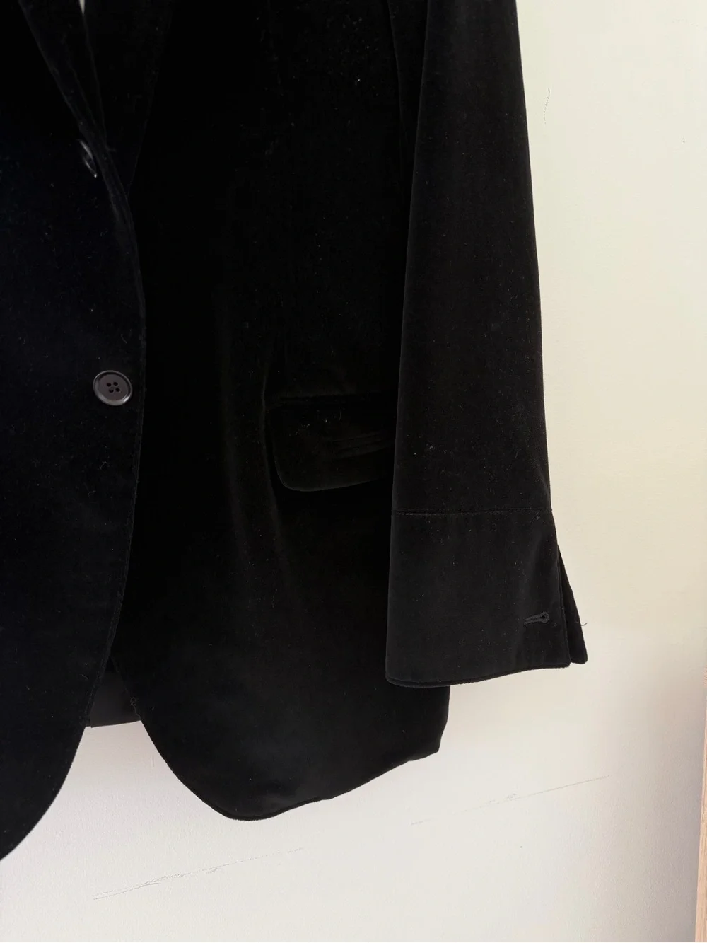 Calvin Klein Black Velvet Sport Coat
